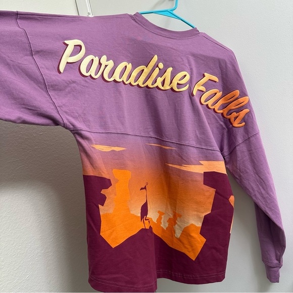 Disney Pixar Up Spirit Jersey Sweatshirt Paradise Falls Screen Art - Picture 8 of 8
